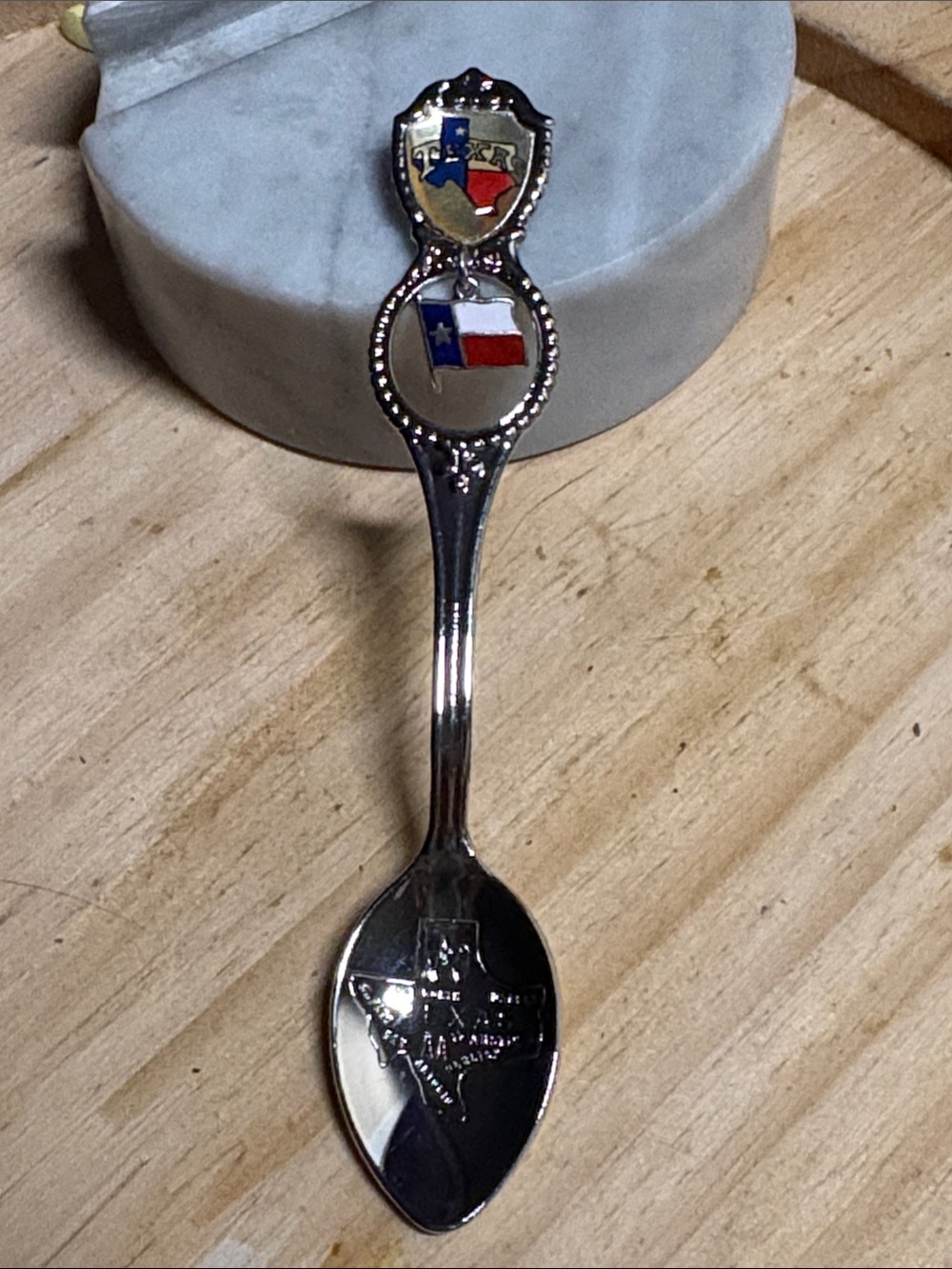Texas Decorative Collector Spoon - Silver Tone (v)